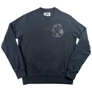 Billionaire Boys Club Small Logo Crewneck Sweatshirt Black Streetwear - S